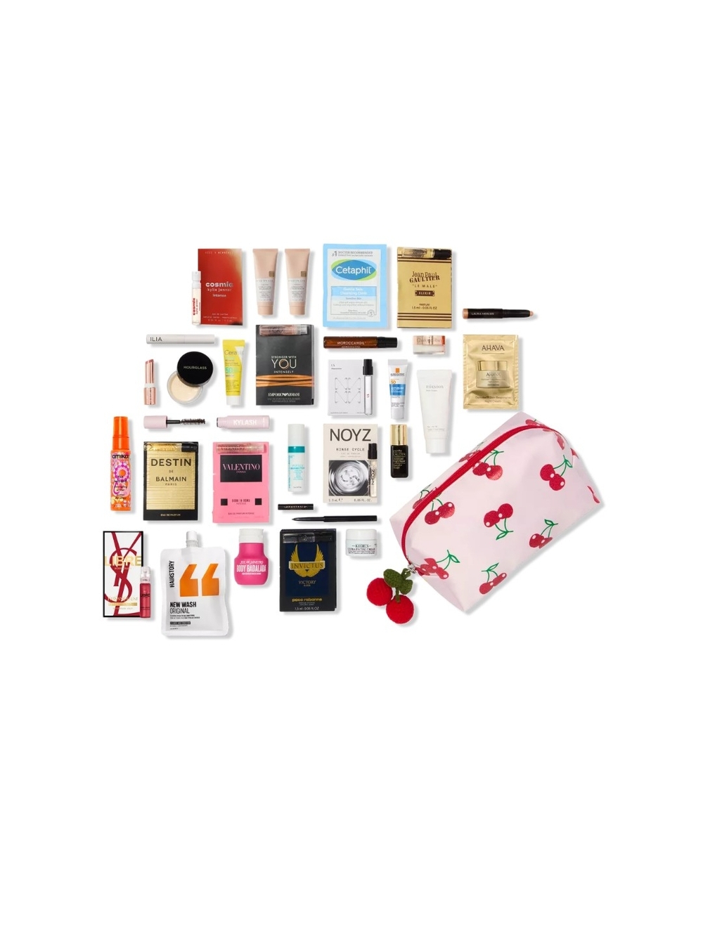 Beauty Bundle with Zipper Cosmetic Bag